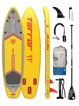 Доска SUP надувная TERRO 11'6*32"*6" FORDEWIND yellow