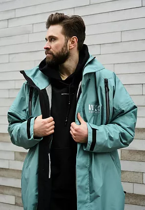 Парка TORTUGA PROLINE fit (Бирюзовый/Светло-серый) вид 6