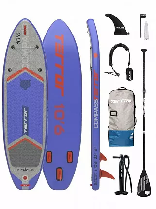 Доска надувная TERRO SUP Blue 10'6 COMPASS голубая