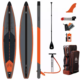 Доска SUP надувная Shark Touring Racing 12'6"x27" (2024)