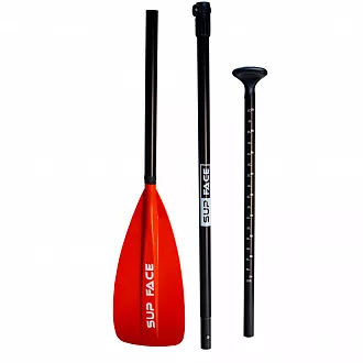Весло для доски алюминиевое SUP face Basic (оранжевый)