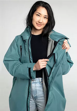 Парка TORTUGA PROLINE fit (Бирюзовый/Светло-серый) вид 8