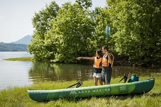 Каяк надувной трёхместный Aqua Marina Ripple-370 вид 17