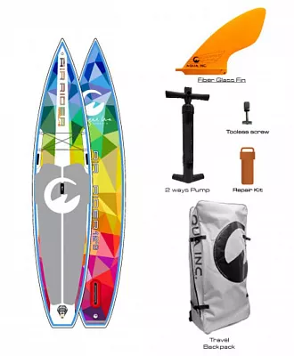 Доска SUP надувная AQUA INC AirRider Ammolite 12'6"x31"x15