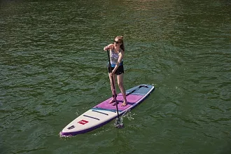 Весло SUP карбоновое разборное RED PADDLE Hybrid Tough Purple 2024 вид 11