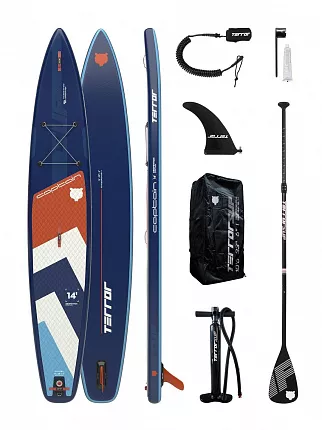 Доска надувная TERRO SUP Blue 14' CAPTAIN голубая