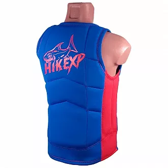 Водный жилет неопреновый HikeXp Blue/Red вид 5
