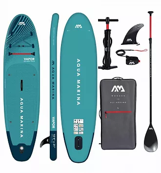 Доска SUP надувная Aqua Marina Vapor (Aqua Splash) 10'4"x31"x6" (2025)
